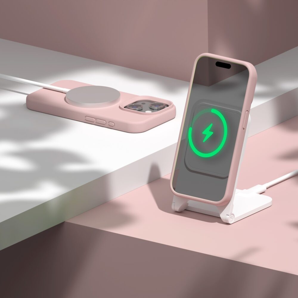 Etteri Silicone case for iPhone 13 6,1" light pink