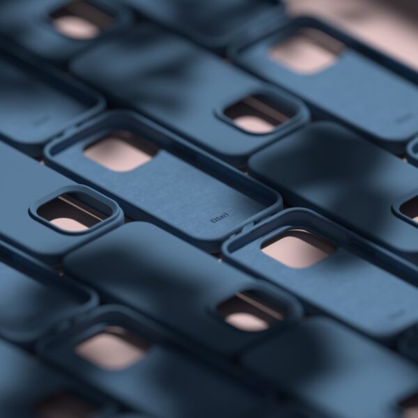 Etteri Silicone case for iPhone 14 6,1" dark blue