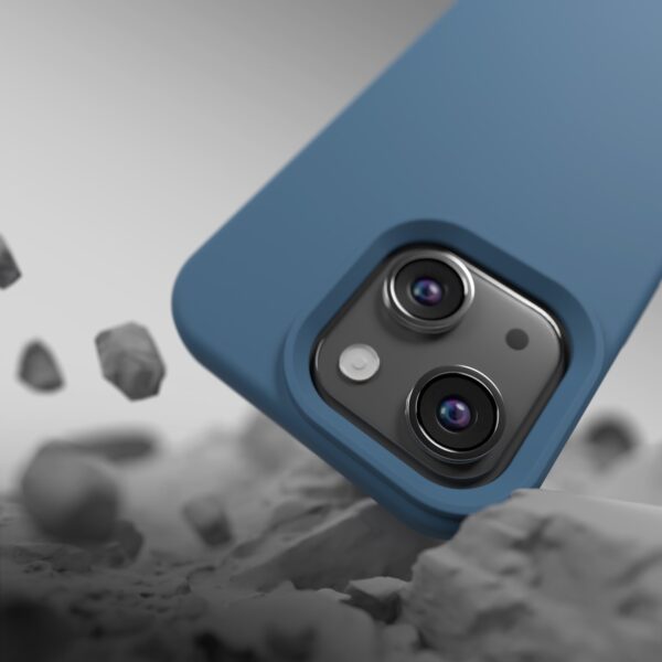 Etteri Silicone case for iPhone 15 6,1" dark blue