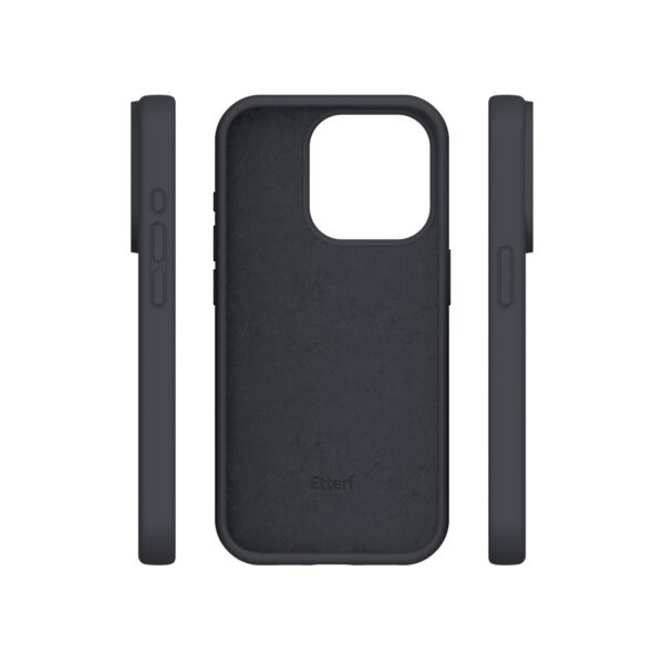 Etteri Silicone case for iPhone 15 6,1" black