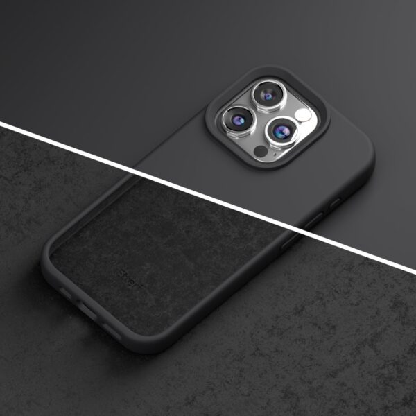 Etteri Silicone case for iPhone 15 Pro 6,1" black