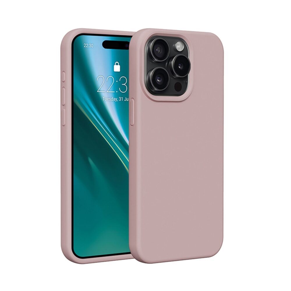453768_oryg Etteri Silicone case for iPhone 15 Pro 6,1" light pink