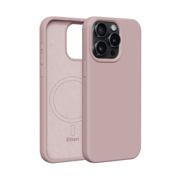 Etteri Silicone Mag case for iPhone 12 / 12 Pro 6,1" light pink