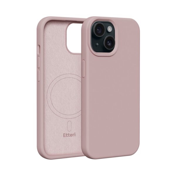 453940_oryg Etteri Silicone Mag case for iPhone 13 6,1" light pink