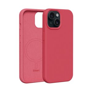 Etteri Silicone Mag case for iPhone 13 6,1" raspberry
