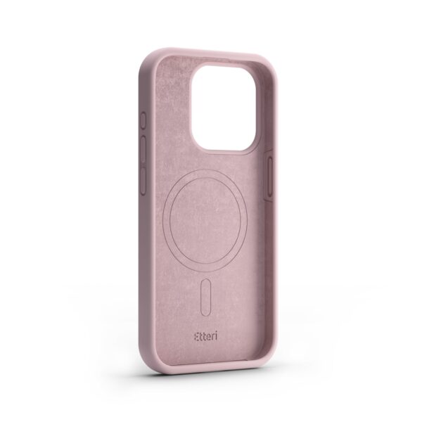 Etteri Silicone Mag case for iPhone 15 Pro Max 6,7" light pink