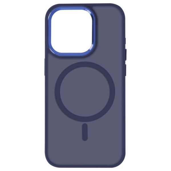 Frozen Mag case for iPhone 16 Pro 6,3" navy blue