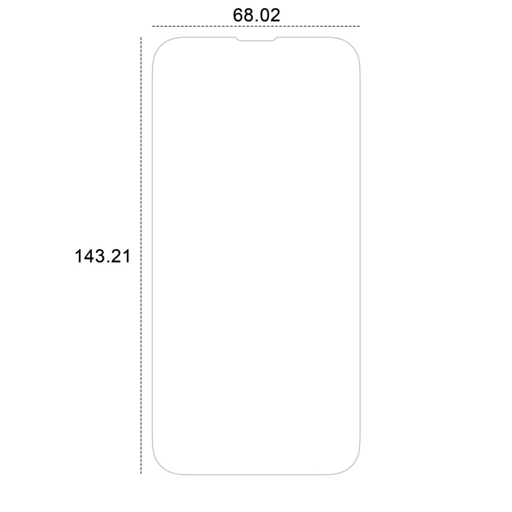 454883_oryg Etteri hybrid glass for iPhone 14 / 14 Pro 6,1"