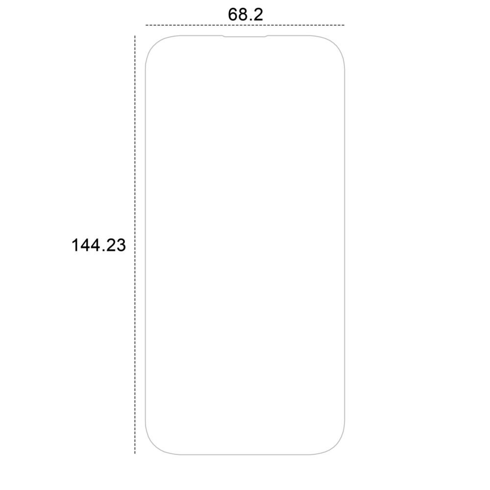 Etteri hybrid glass for iPhone 15 6,1"