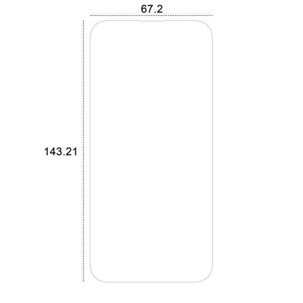 454897_oryg Etteri hybrid glass for iPhone 15 Pro 6,1"