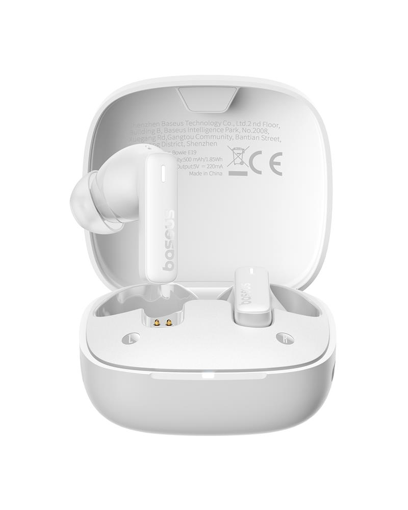 Baseus Bowie E19 True Wireless Earphones Stellar White