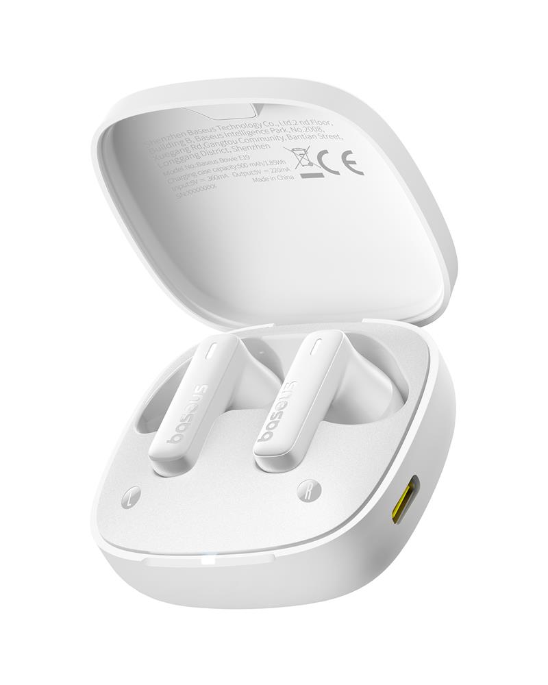 Baseus Bowie E19 True Wireless Earphones Stellar White