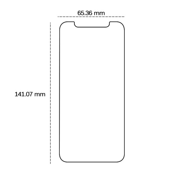 455347_oryg Tempered glass 2,5D for iPhone XR / 11