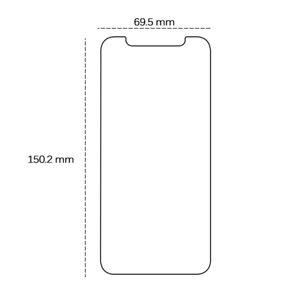 455348_oryg Tempered glass 2,5D for iPhone XS Max / 11 Pro Max