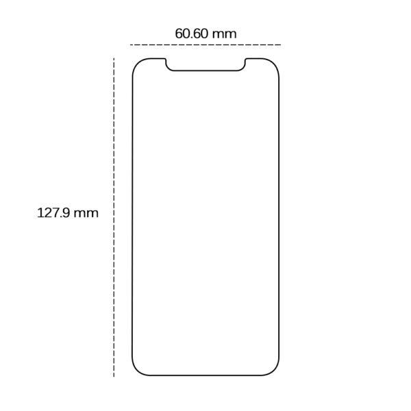 Tempered glass 2,5D for iPhone 12 Mini 5,4"