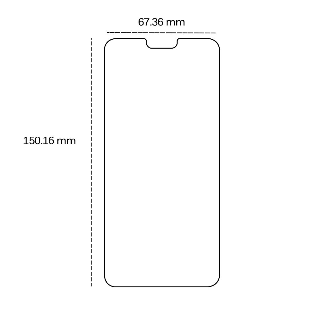 456579_oryg Tempered glass 2,5D for Huawei Mate 20 Lite