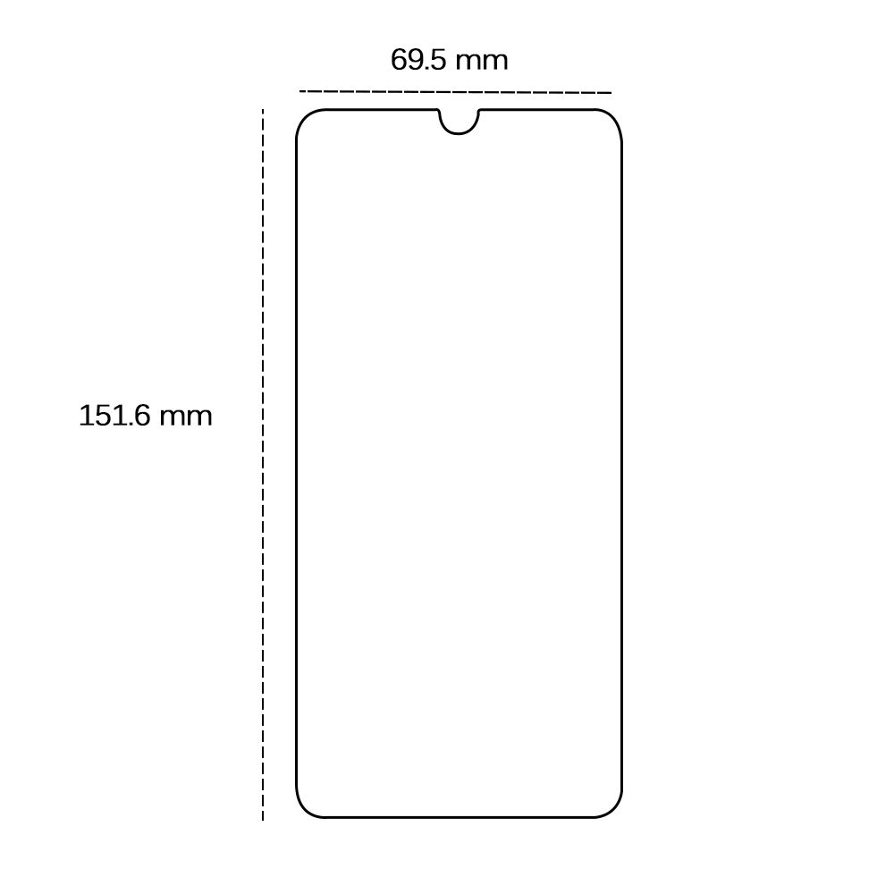 456583_oryg Tempered glass 2,5D for Huawei Y6 2019