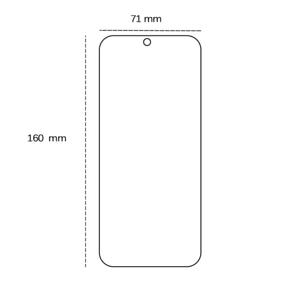 456594_oryg Tempered glass 2,5D for Honor X7B