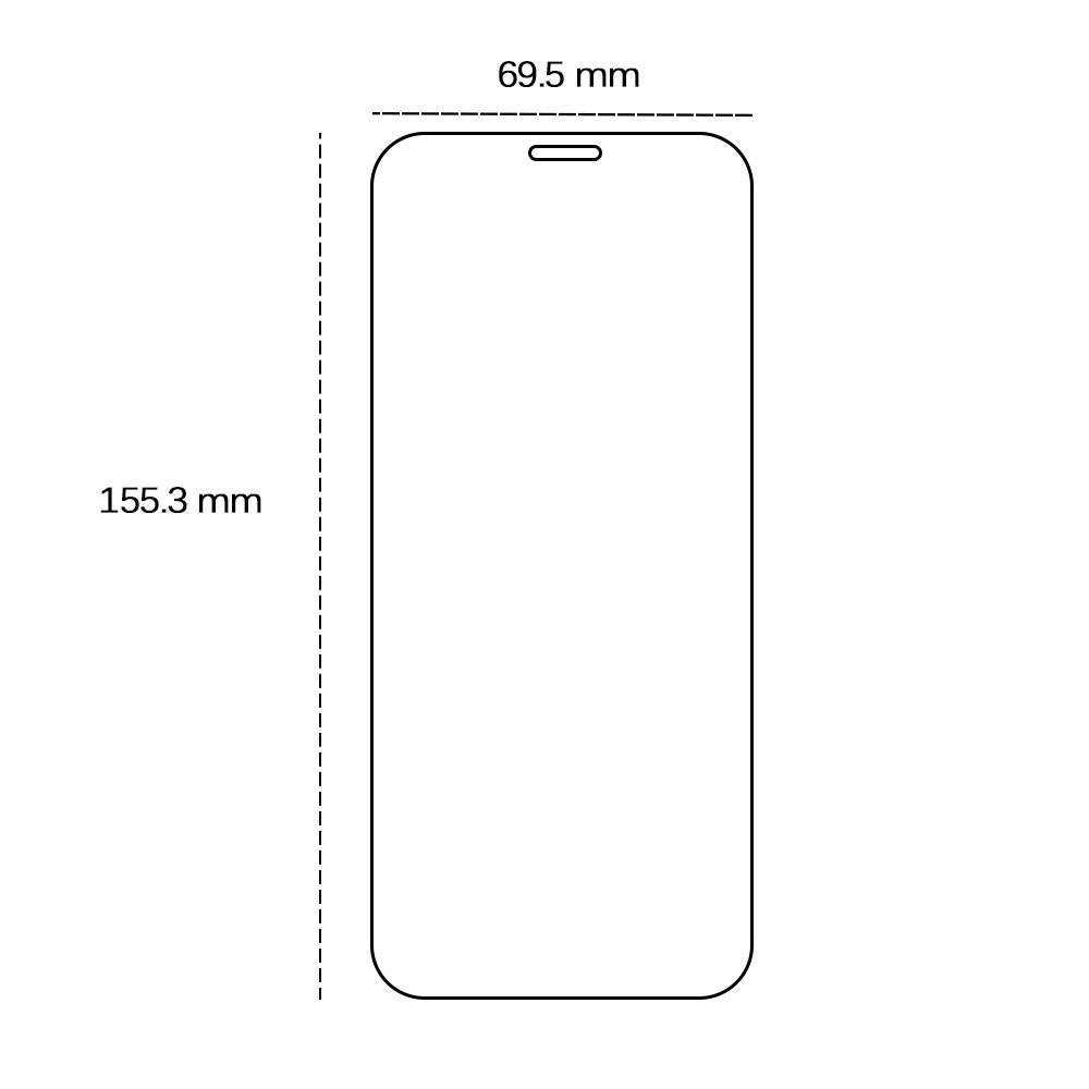 456602_oryg Tempered glass 2,5D for Honor X8C 4G