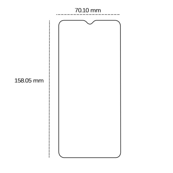 456645_oryg Tempered glass 2,5D for Motorola Moto G10 / G10 Power / G30 / G50 5G