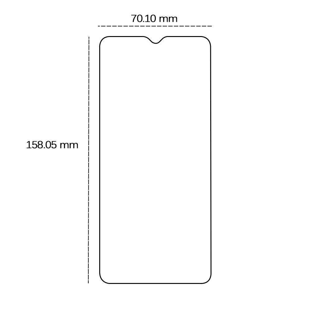 456652_oryg Tempered glass 2,5D for Motorola Moto E13