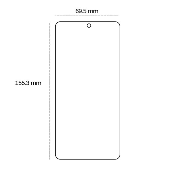 456696_oryg Tempered glass 2,5D for Oppo Reno 11F 5G (Global)