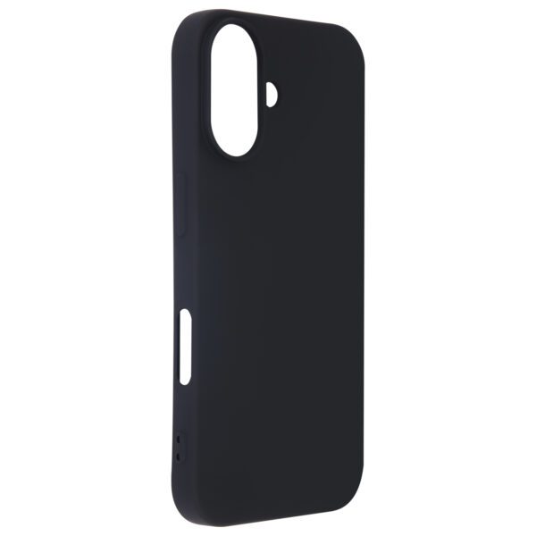 Satin Flex iPhone 16 cover black