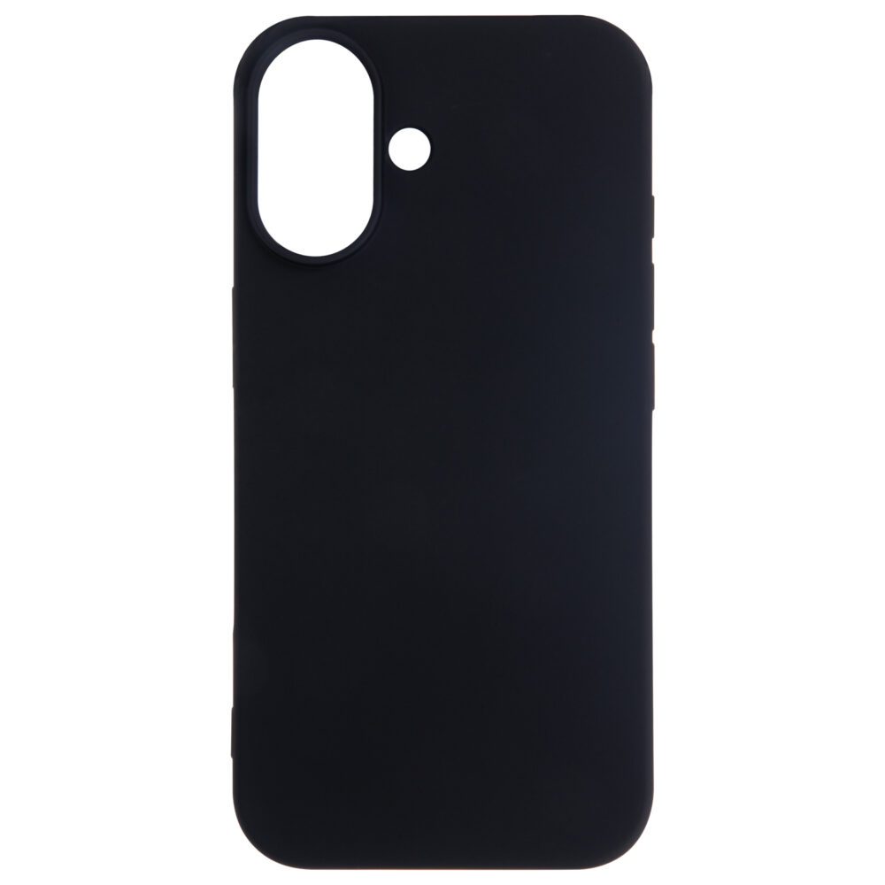 Satin Flex iPhone 16 cover black