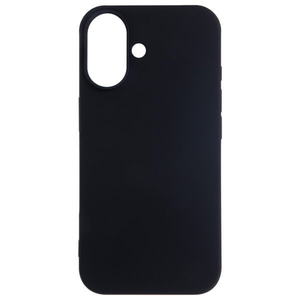 Satin Flex iPhone 16 cover black