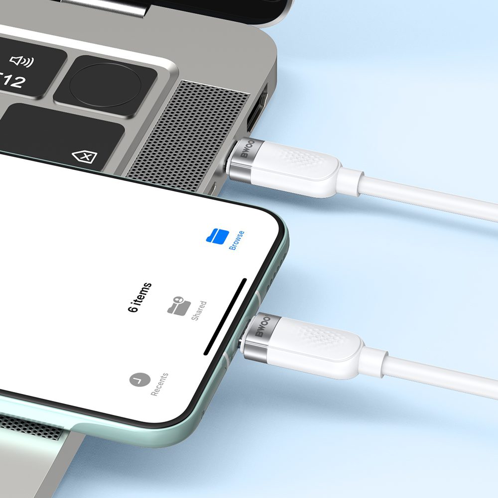 BWOO 100W cable USB-C - USB-C 1m white