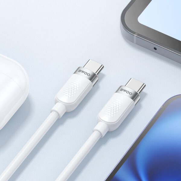 BWOO 100W cable USB-C - USB-C 1m white