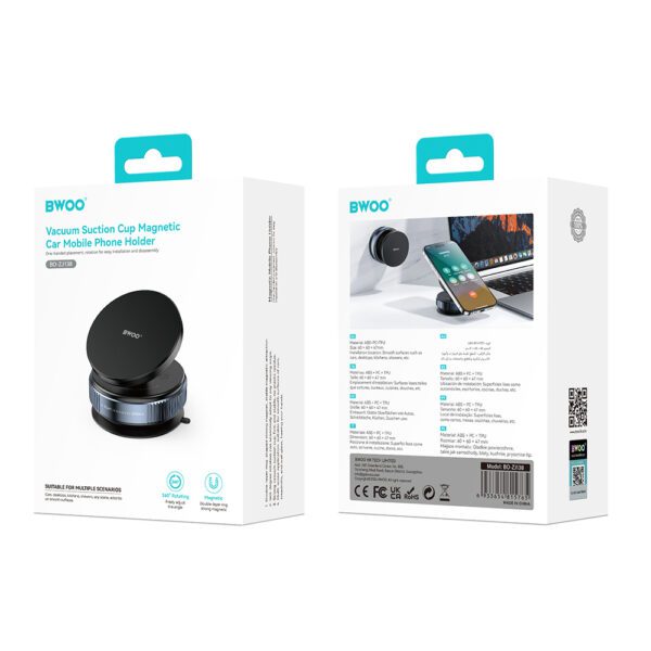 BWOO Vacuum Adsorption Magnetic Car Holder ZJ138