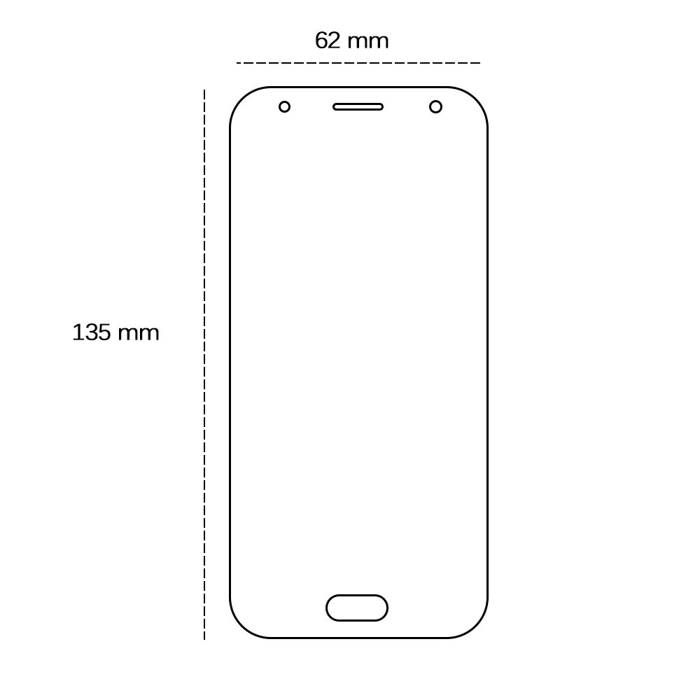 457276_oryg Tempered glass 2,5D for Samsung Galaxy J3 2017 (J330)