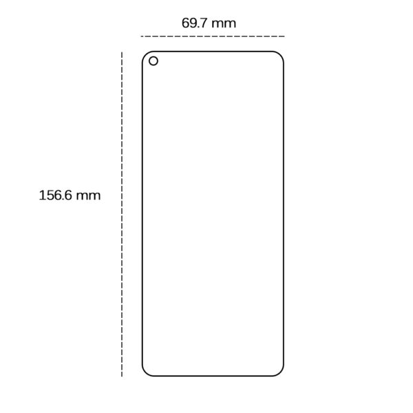 457288_oryg Tempered glass 2,5D for Samsung Galaxy A21 / A21s / A80 / Realme GT Neo 3T
