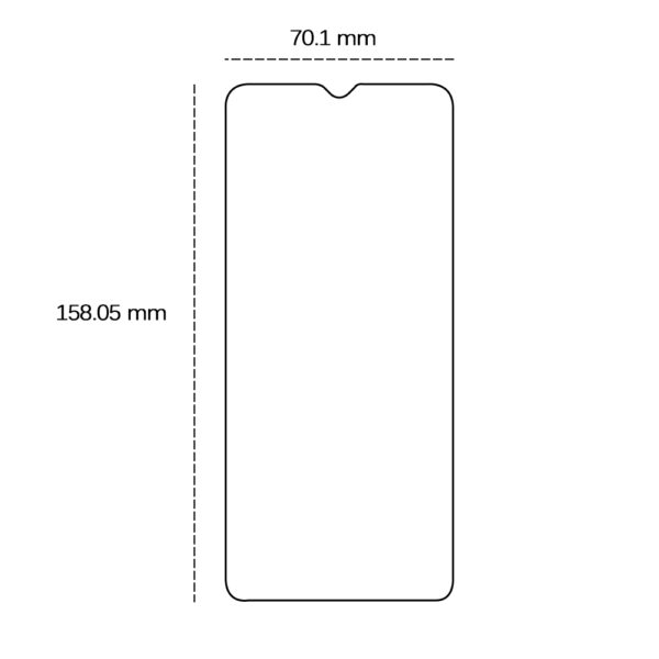 457292_oryg Tempered glass 2,5D for Samsung Galaxy A04 / A04s / A32 5G / M12 / M23 5G / M32 5G / M33