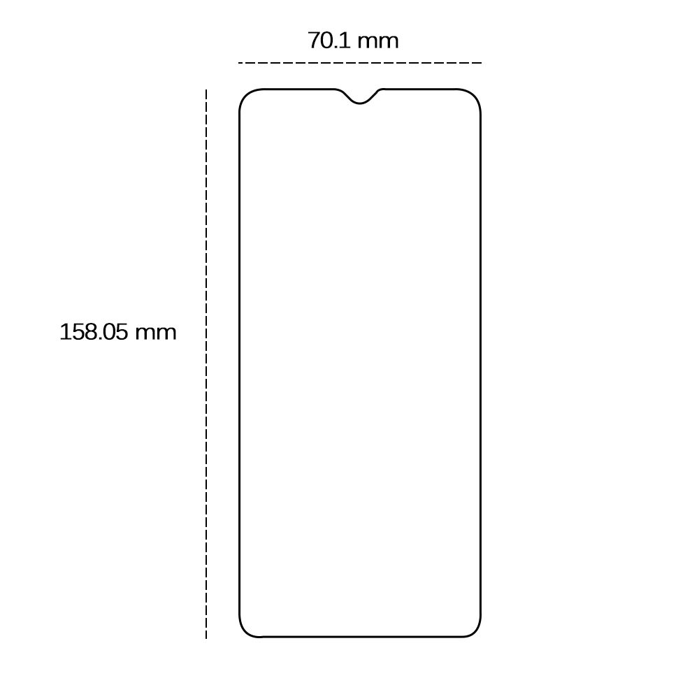 457292_oryg Tempered glass 2,5D for Samsung Galaxy A04 / A04s / A32 5G / M12 / M23 5G / M32 5G / M33