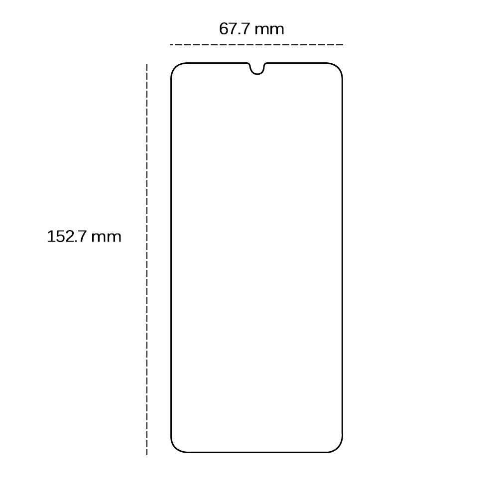 457302_oryg Tempered glass 2,5D for Samsung Galaxy A33 5G