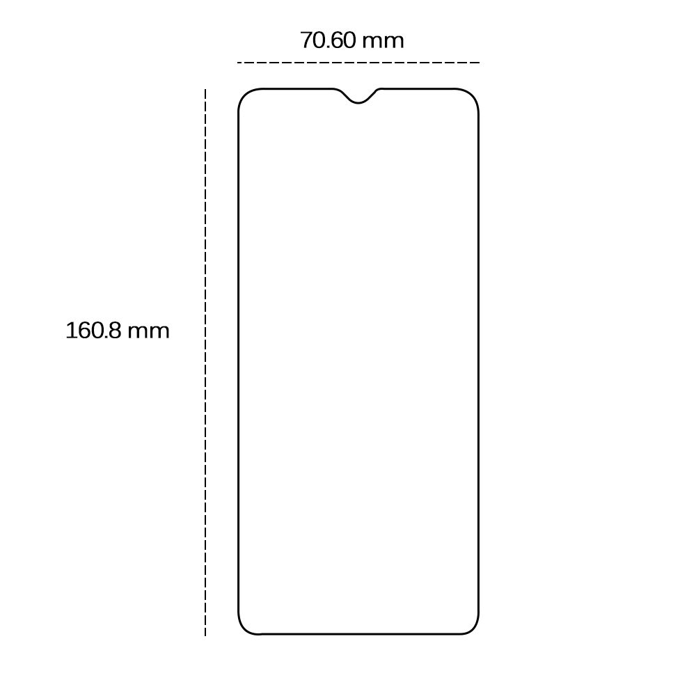 457307_oryg Tempered glass 2,5D for Samsung Galaxy A14 4G / A14 5G