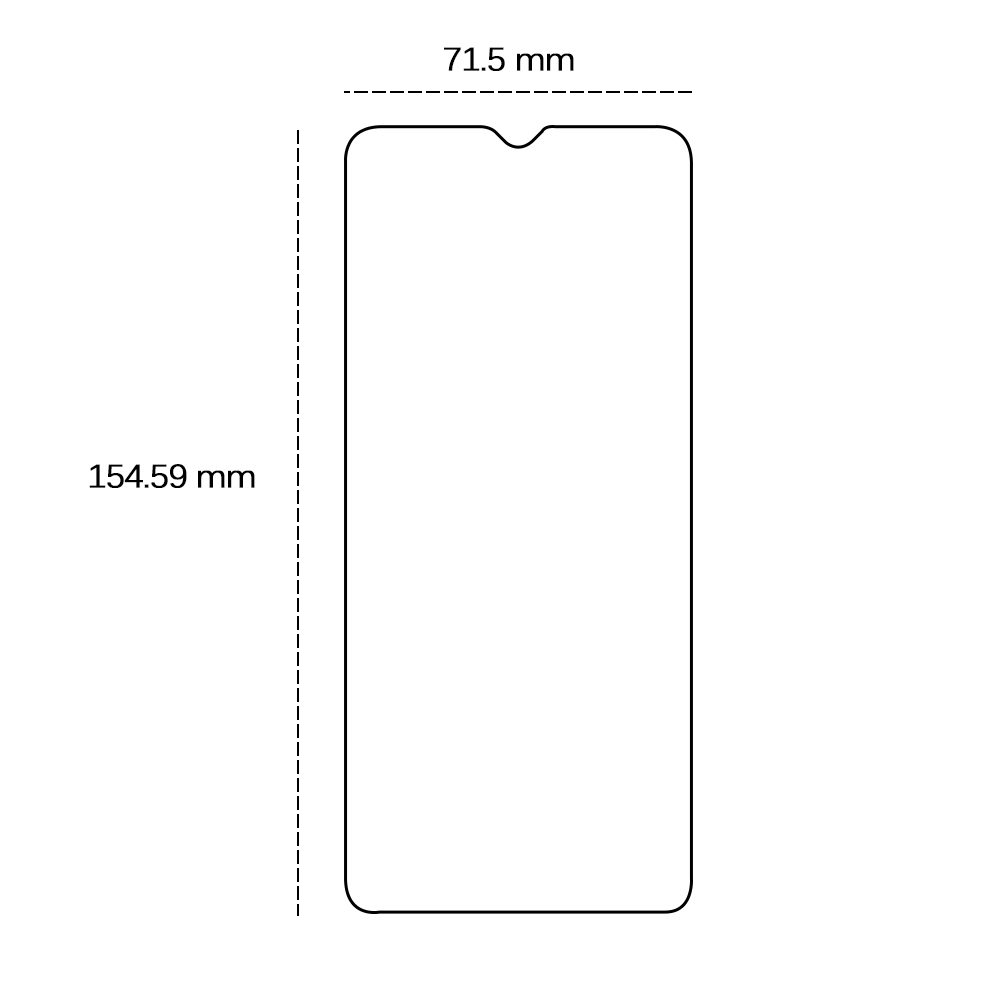457320_oryg Tempered glass 2,5D for Samsung Galaxy M15 5G