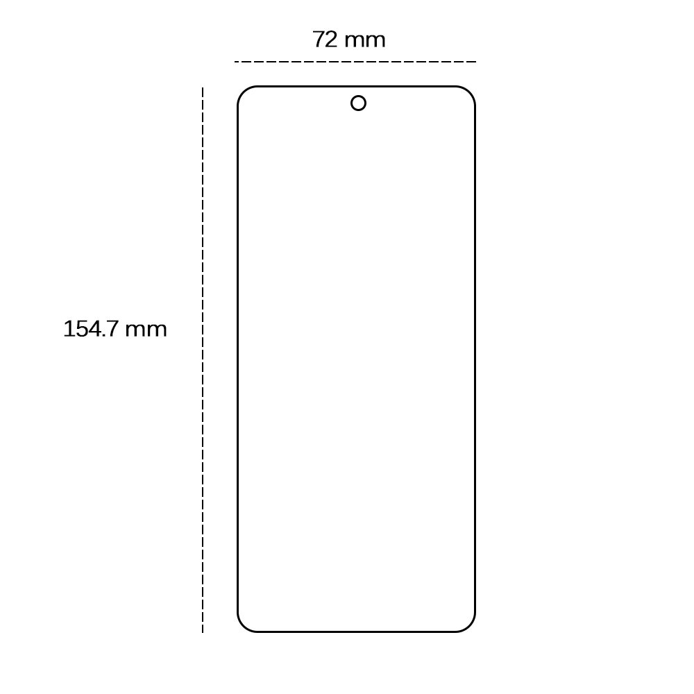 457328_oryg Tempered glass 2,5D for Samsung Galaxy S25 Plus