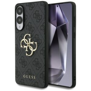 Guess case for Samsung Galaxy S25 Edge GUESS HC 4G PU big logo black