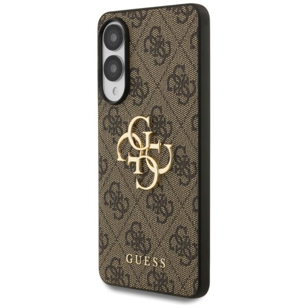 Guess case for Samsung Galaxy S25 Edge GUESS HC 4G PU big logo brown