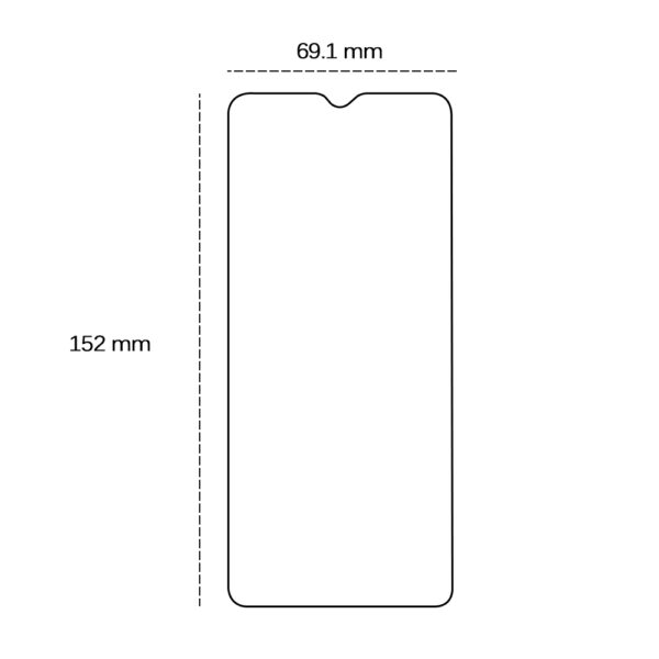 457582_oryg Tempered glass 2,5D for Xiaomi Redmi Note 7
