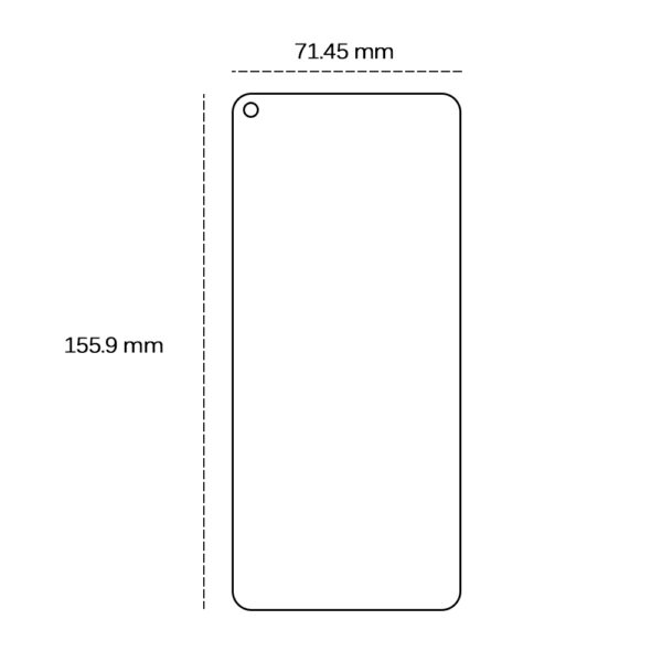 457587_oryg Tempered glass 2,5D for Xiaomi Redmi Note 9 / 9 5G / 10X 4G