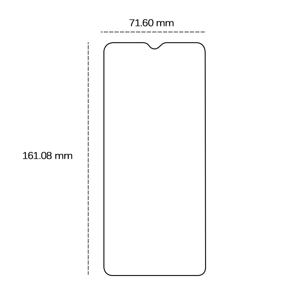 457611_oryg Tempered glass 2,5D for Xiaomi Redmi 13C 4G / 5G