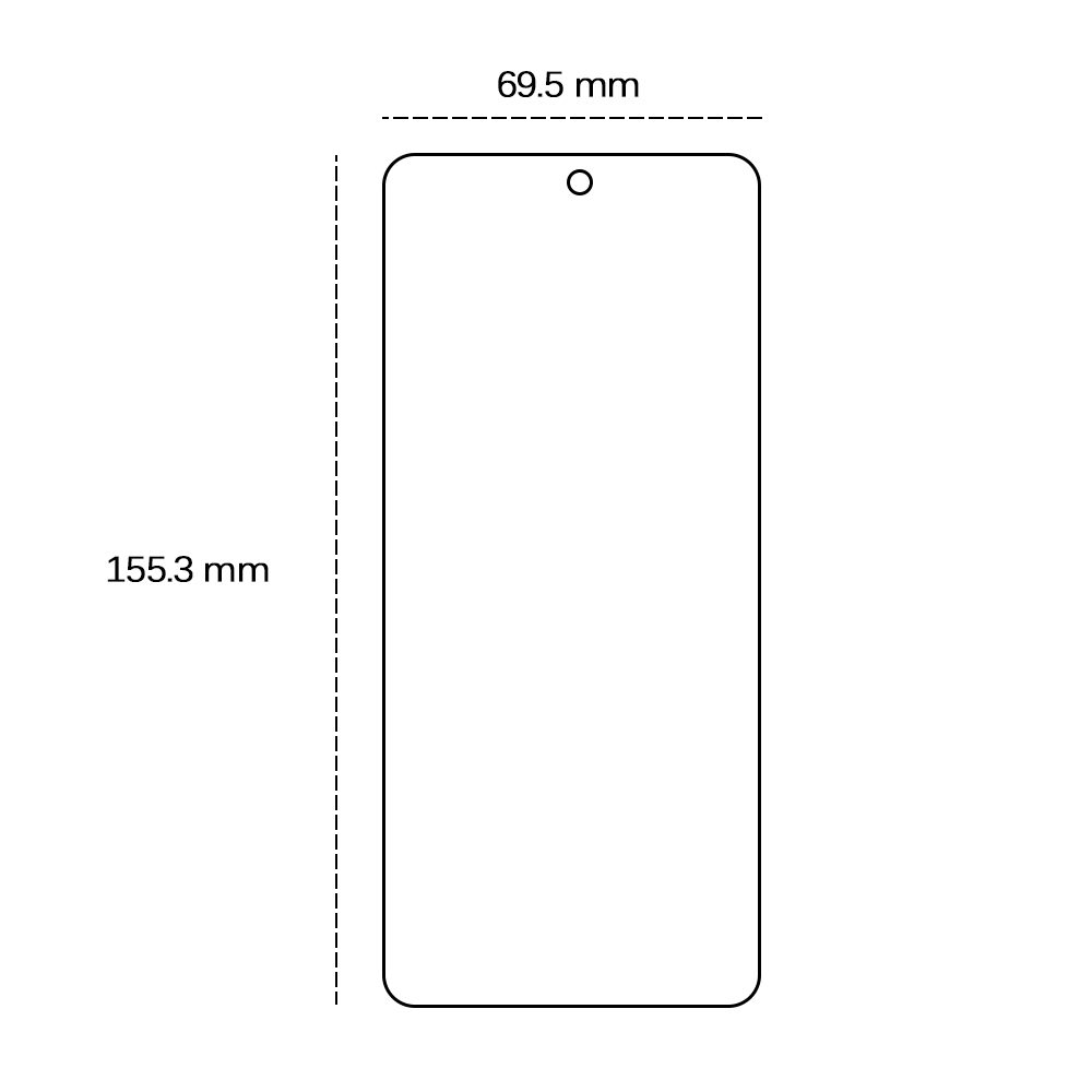457626_oryg Tempered glass 2,5D for Xiaomi Poco X7 Pro 5G (Global)