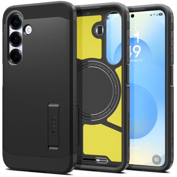 459021_oryg Spigen Tough Armor MagSafe case for Samsung Galaxy S25+ Plus Black