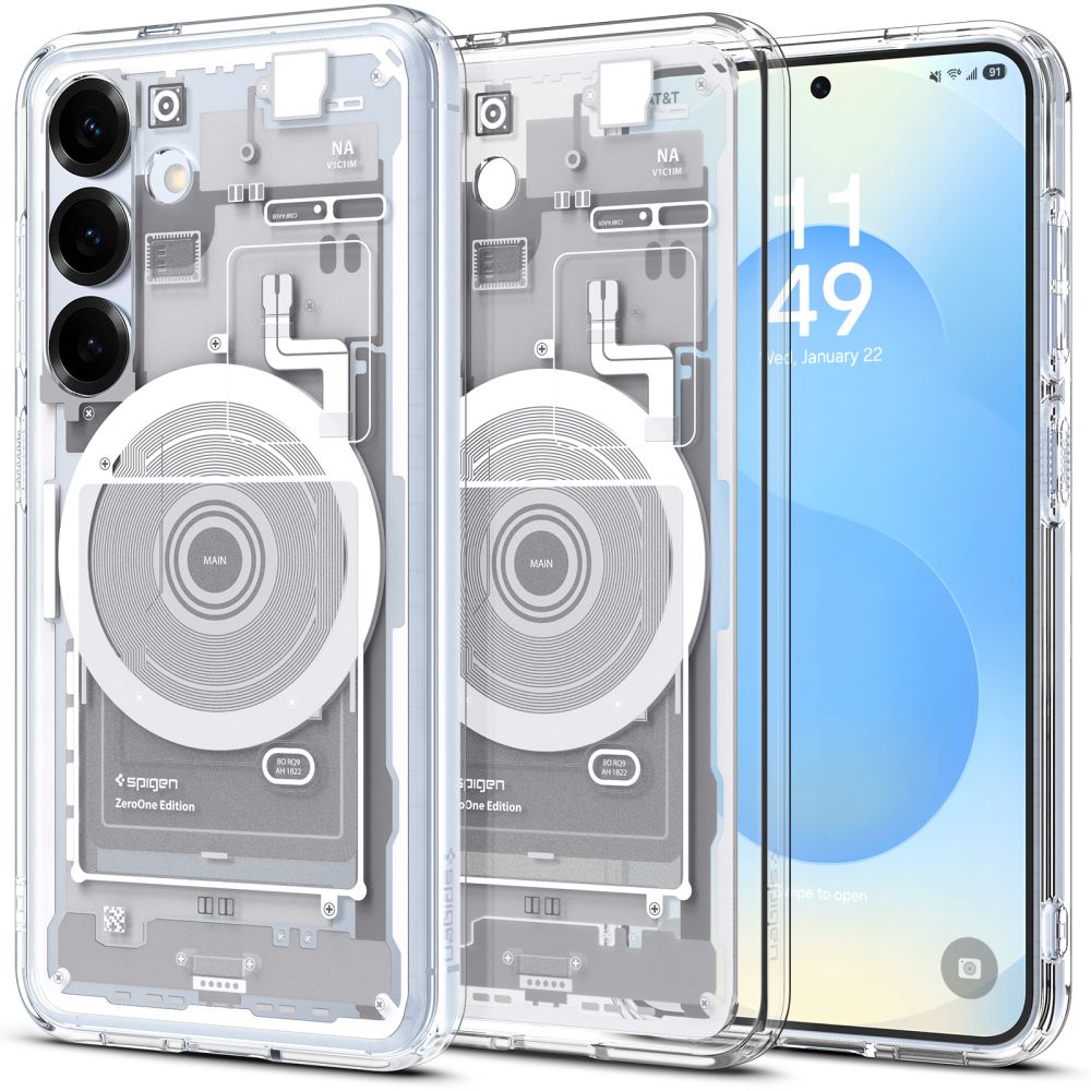 459064_oryg Spigen Ultra Hybrid Mag MagSafe case for Samsung Galaxy S25 Zero One White