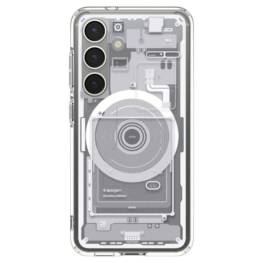 459065_oryg Spigen Ultra Hybrid Mag MagSafe case for Samsung Galaxy S25 Zero One White