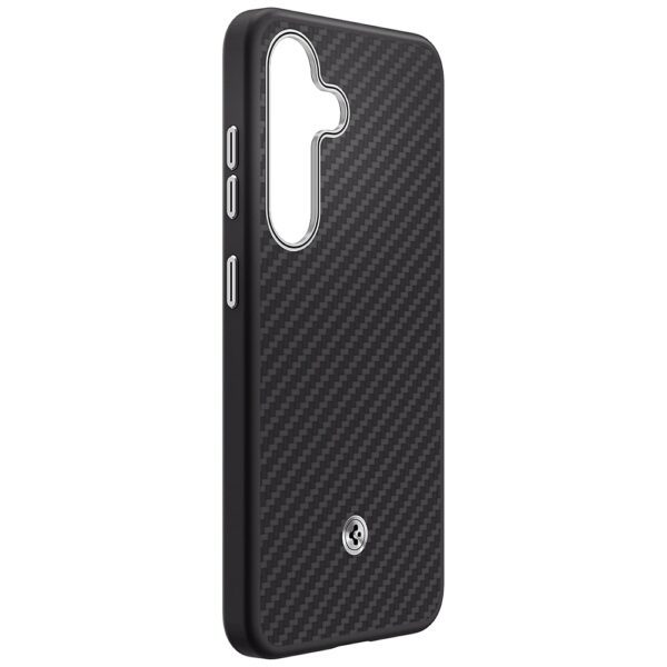 Samsung Enzo Aramid Case for Samsung Galaxy S25 Black-Silver